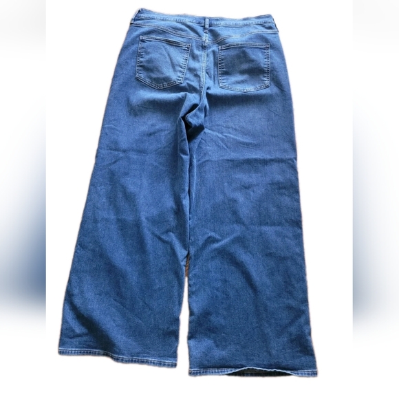 Gap Women's High Rise Wide Leg Sweatpant Jeans Size 16 /33R - Picture 5 of 5